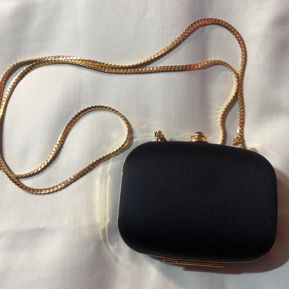 Columbine small purse black/gold